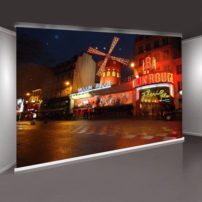 PHMOJEN Paris Moulin Rouge Backdrop 7x5ft Night Street Scenery Photography Background Studio Props LYPH781 - Image 3